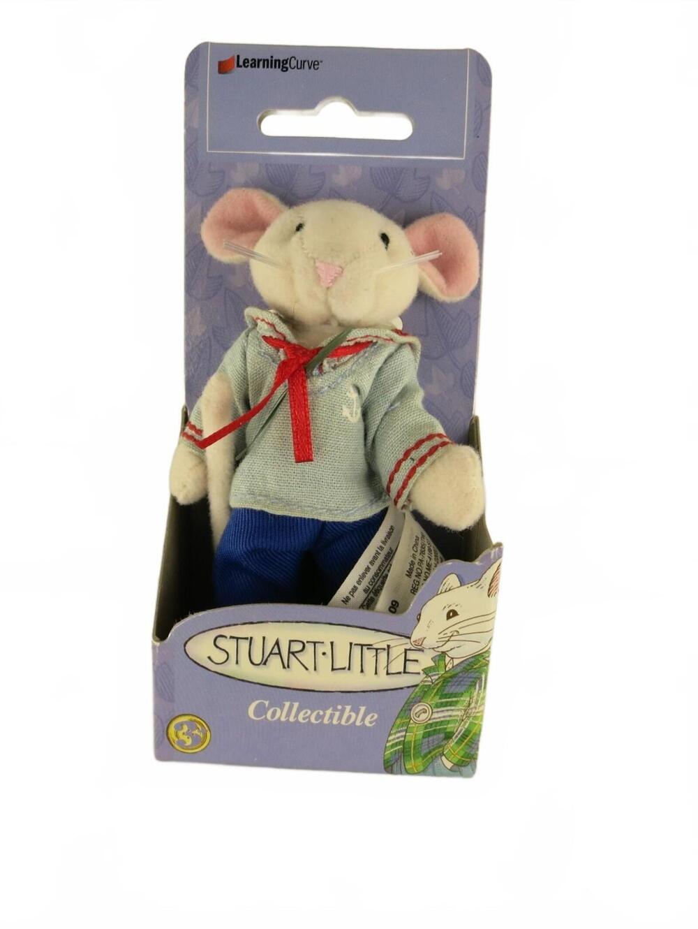 Vintage Sailor Stuart Little Plush 1999 The Learning Curve 4.25" NWT